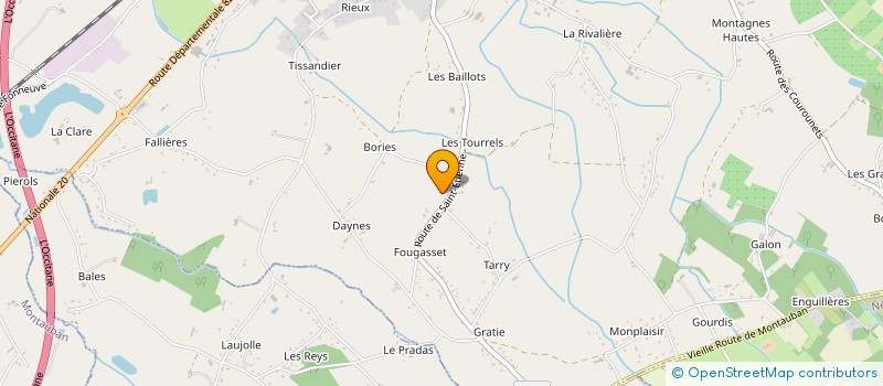 localisation de l'entreprise SCI AME  ALBIAS