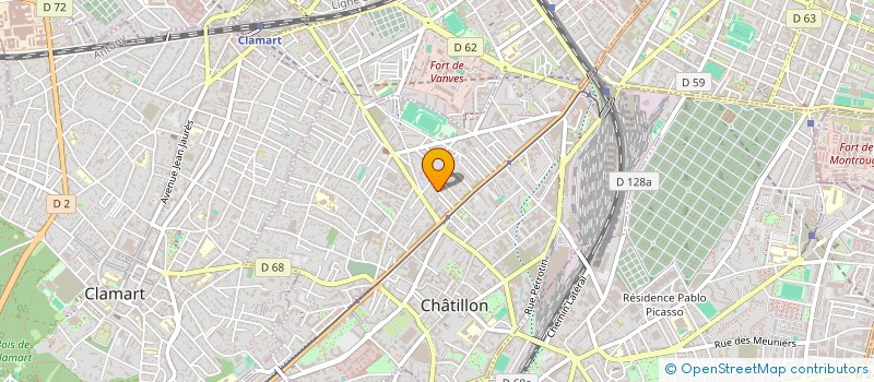 localisation de l'entreprise SCI AME  CHATILLON