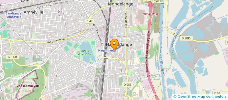 localisation de l'entreprise SCI AME à HAGONDANGE