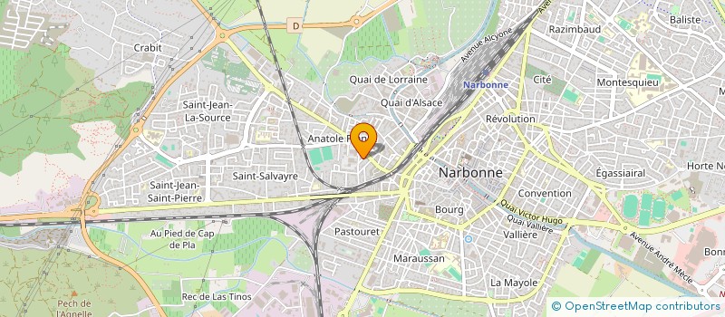 localisation de l'entreprise SCI AME à NARBONNE