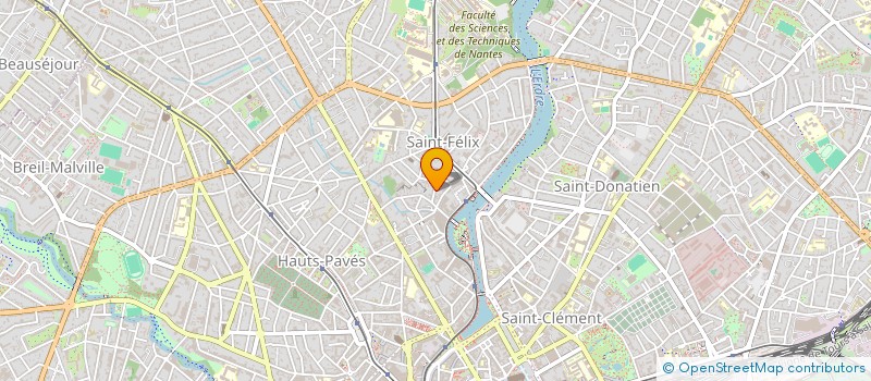 localisation de l'entreprise SCI AME à NANTES