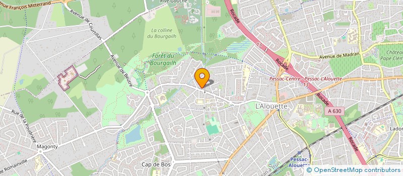 localisation de l'entreprise SCI AME  PESSAC