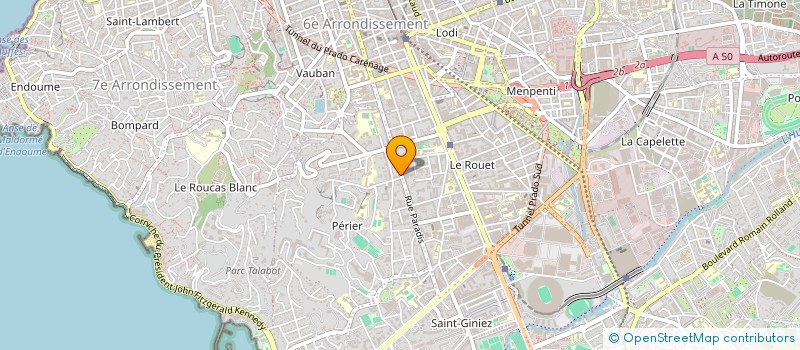 localisation de l'entreprise SCI AME à MARSEILLE