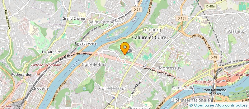 localisation de l'entreprise SCI AMEC  CALUIRE-ET-CUIRE