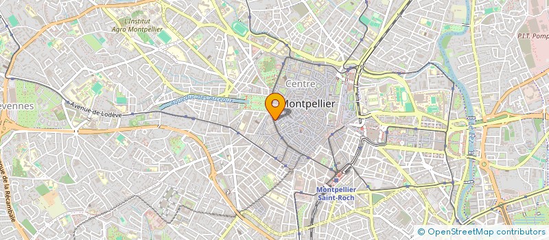 localisation de l'entreprise SCI AMECA à MONTPELLIER