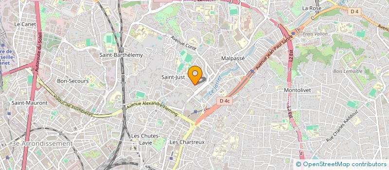 localisation de l'entreprise SCI AMEE à MARSEILLE