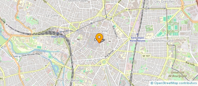 localisation de l'entreprise SCI AMEF à DIJON