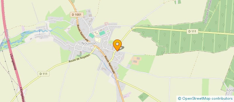 localisation de l'entreprise SCI AMEHO  NOUVION