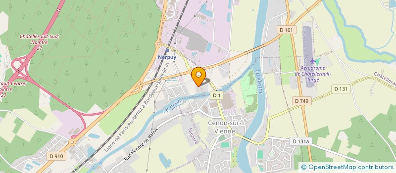 localisation de l'entreprise SCI AMEL  NAINTRE