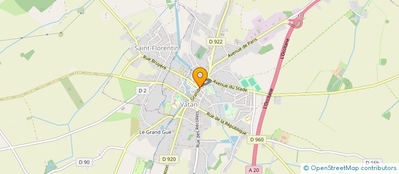localisation de l'entreprise SCI AMEL à VATAN