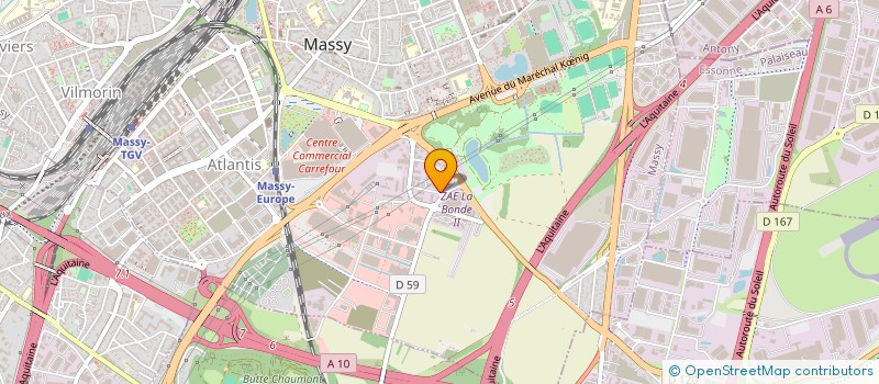 localisation de l'entreprise SCI AMEL à MASSY