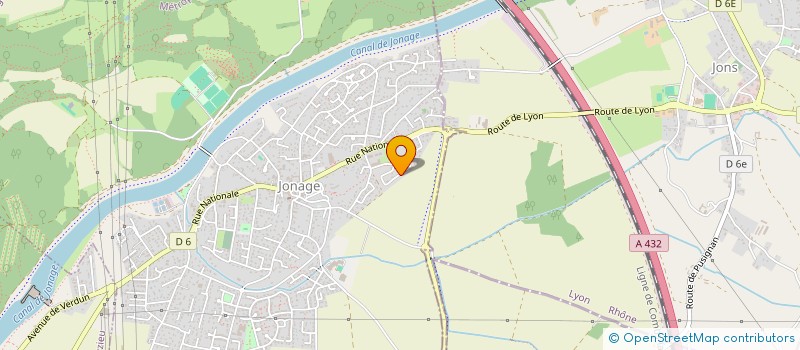 localisation de l'entreprise SCI AMEL  JONAGE