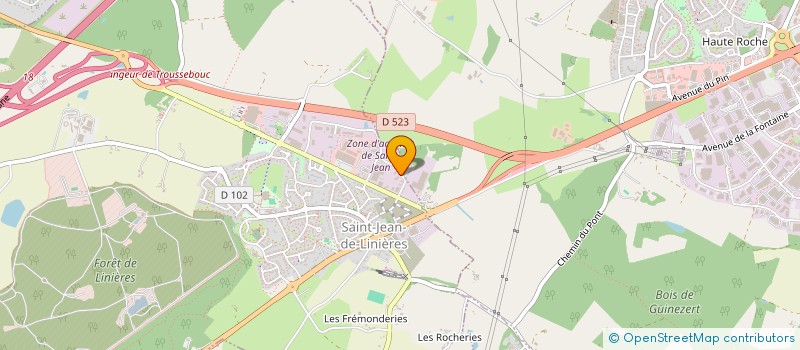 localisation de l'entreprise SCI AMEL  SAINT-LEGER-DE-LINIERES