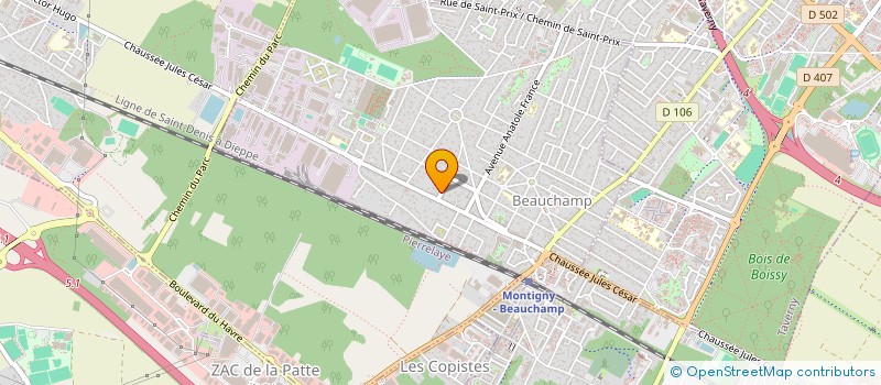 localisation de l'entreprise SCI AMELA  BEAUCHAMP