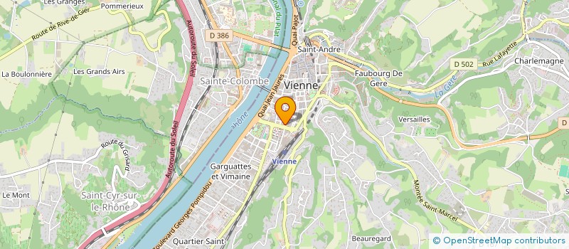 localisation de l'entreprise SCI AMELAN  VIENNE