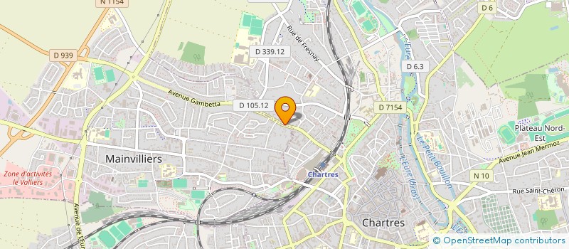 localisation de l'entreprise SCI AMELBA à CHARTRES