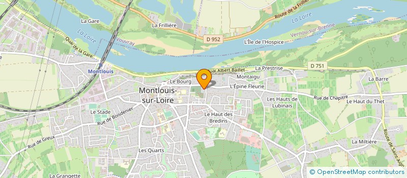 localisation de l'entreprise SCI AMELIA à MONTLOUIS-SUR-LOIRE