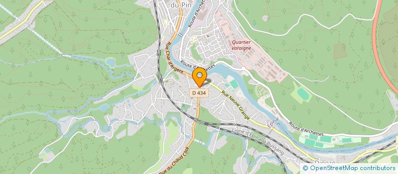 localisation de l'entreprise SCI AMELIA à EPINAL