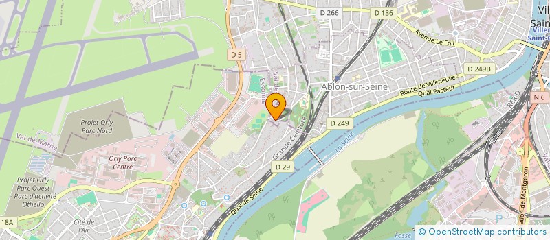 localisation de l'entreprise SCI AMELIA  ABLON-SUR-SEINE