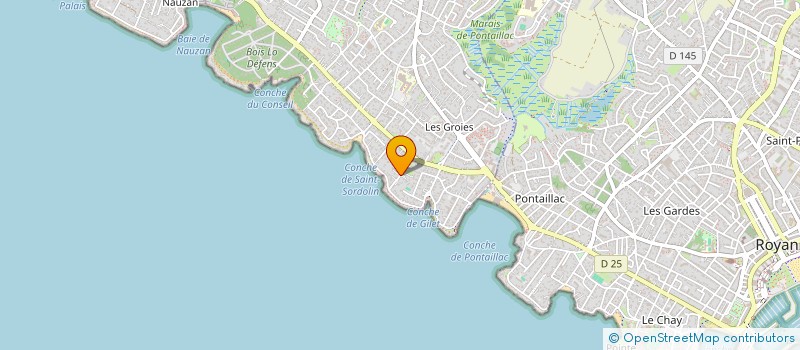 localisation de l'entreprise SCI AMELIE  VAUX-SUR-MER