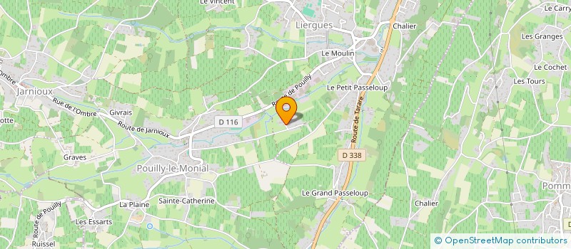 localisation de l'entreprise SCI AMELIE à PORTE-DES-PIERRES-DOREES