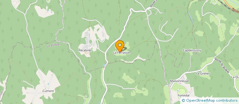 localisation de l'entreprise SCI AMELIE  SAVIGNAC DE MIREMONT