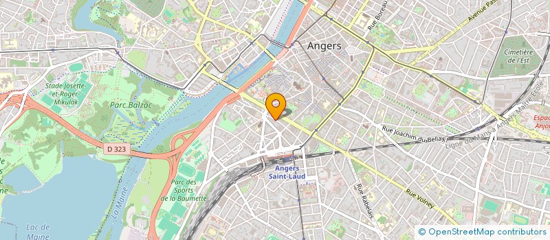 localisation de l'entreprise SCI AMELIE à ANGERS