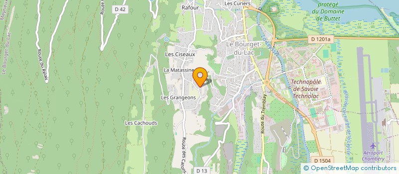 localisation de l'entreprise SCI AMELIE  LE BOURGET-DU-LAC