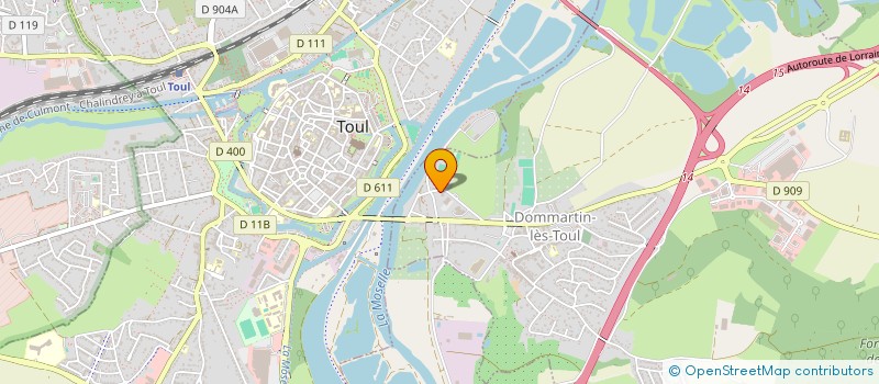 localisation de l'entreprise SCI AMELIE  CHAUDENEY-SUR-MOSELLE