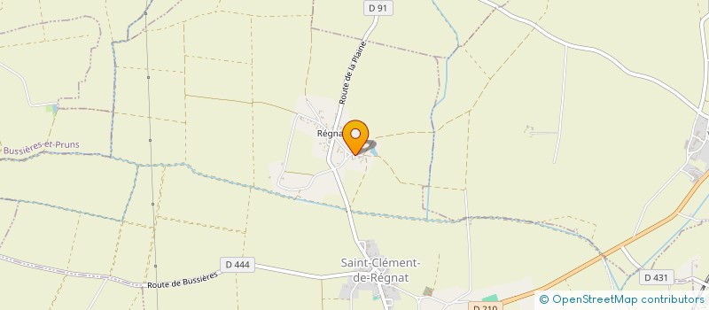 localisation de l'entreprise SCI AMELIE  SAINT-CLEMENT-DE-REGNAT