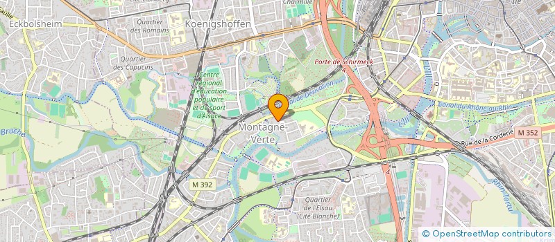 localisation de l'entreprise SCI AMELIE  STRASBOURG