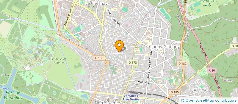 localisation de l'entreprise SCI AMELIE  LE CHESNAY-ROCQUENCOURT