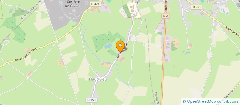 localisation de l'entreprise SCI AMELIE CEREMONIE  HAUT-LIEU