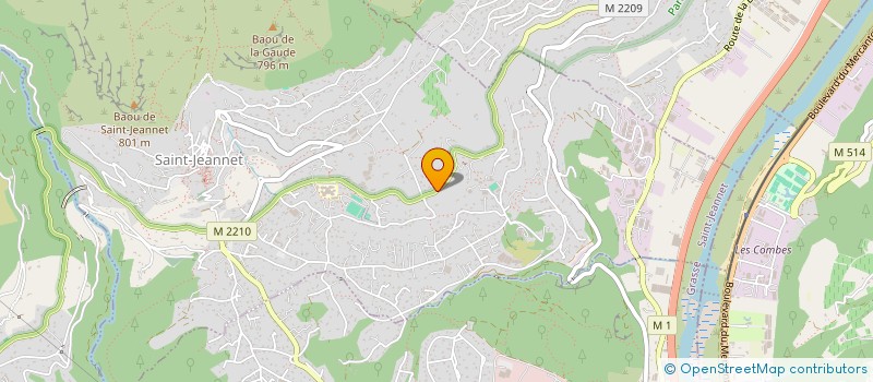 localisation de l'entreprise SCI AMELIE S  SAINT-JEANNET