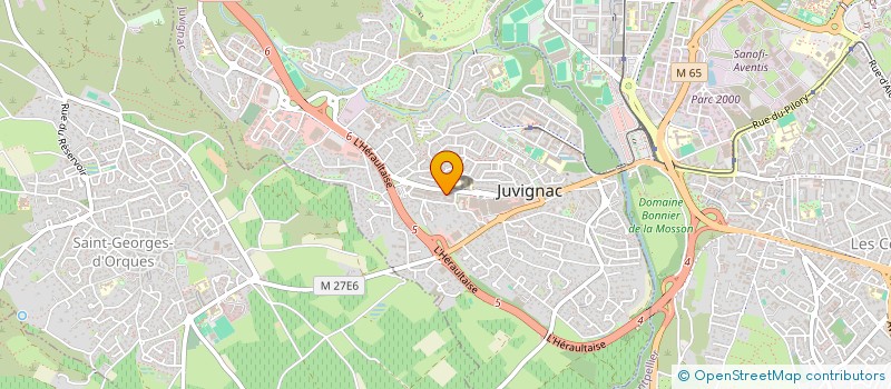 localisation de l'entreprise SCI AMELIEB  JUVIGNAC