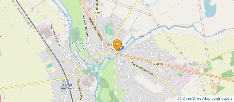 localisation de l'entreprise SCI AMELINE  MEHUN-SUR-YEVRE