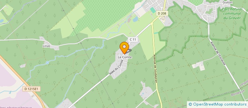 localisation de l'entreprise SCI AMELINE  ARSAC