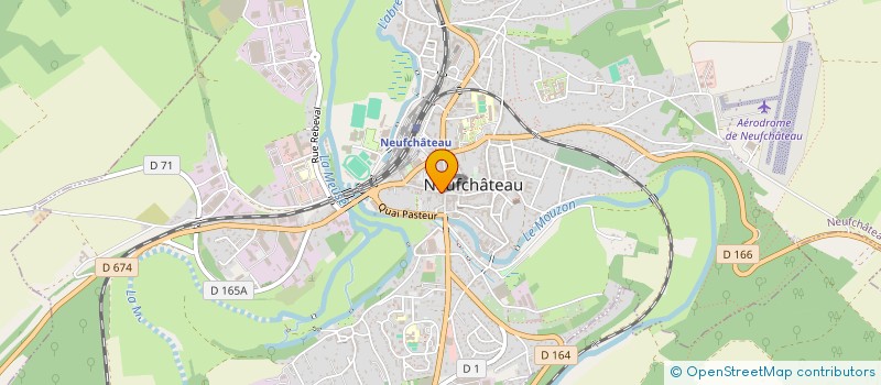 localisation de l'entreprise SCI AMELIS  NEUFCHATEAU