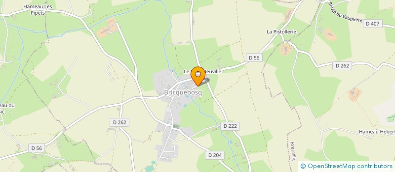 localisation de l'entreprise SCI AMELO  BRICQUEBOSQ