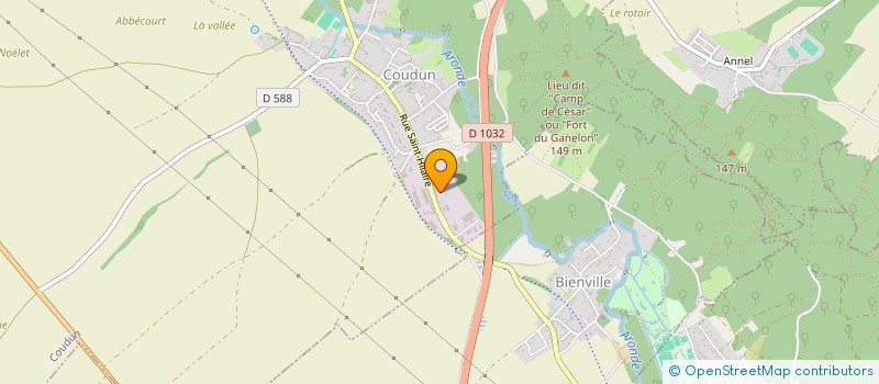 localisation de l'entreprise SCI AMELODIE  COUDUN