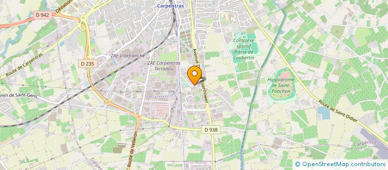 localisation de l'entreprise SCI AMELONADO  CARPENTRAS