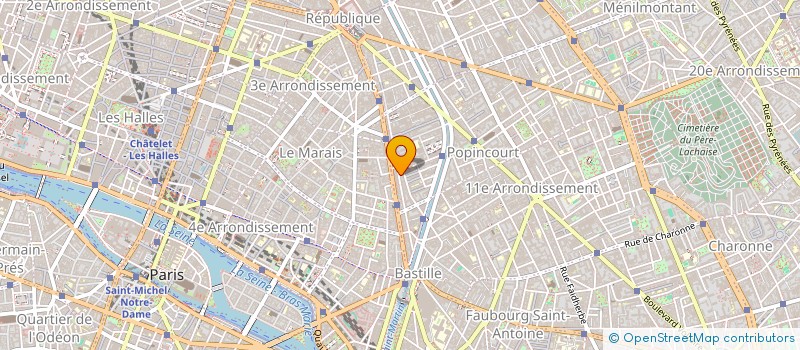 localisation de l'entreprise SCI AMELOT  PARIS