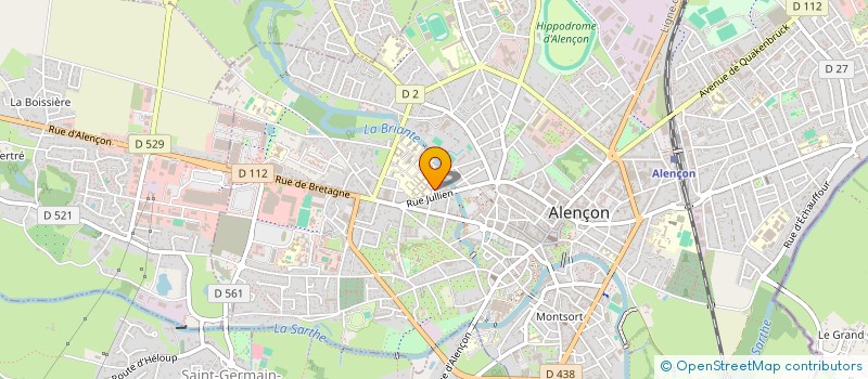 localisation de l'entreprise SCI AMELOT à ALENCON