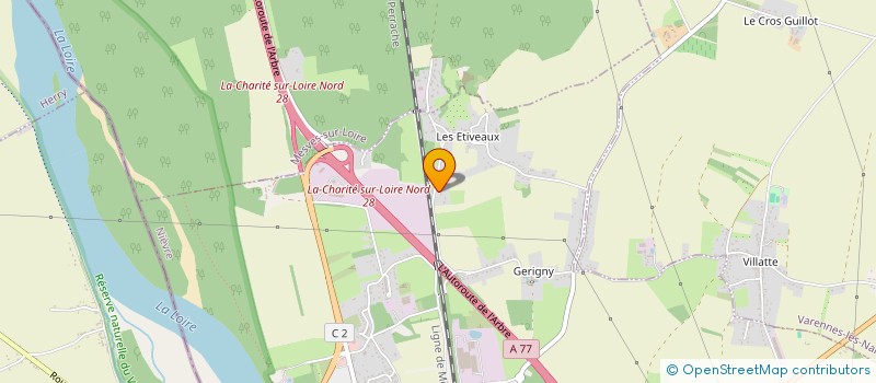 localisation de l'entreprise SCI AMELOT  LA CHARITE-SUR-LOIRE