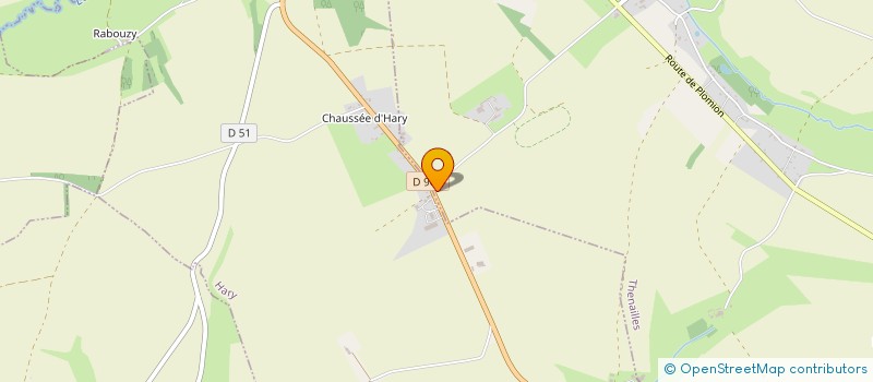 localisation de l'entreprise SCI AMELOT  THENAILLES