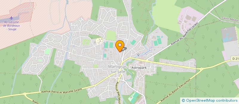 localisation de l'entreprise SCI AMELU  MARTIGNAS-SUR-JALLE