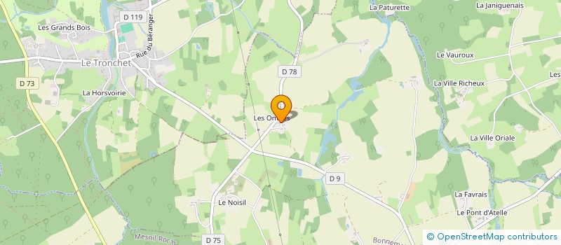 localisation de l'entreprise SCI AMENAGEMENT RURAL  BONNEMAIN