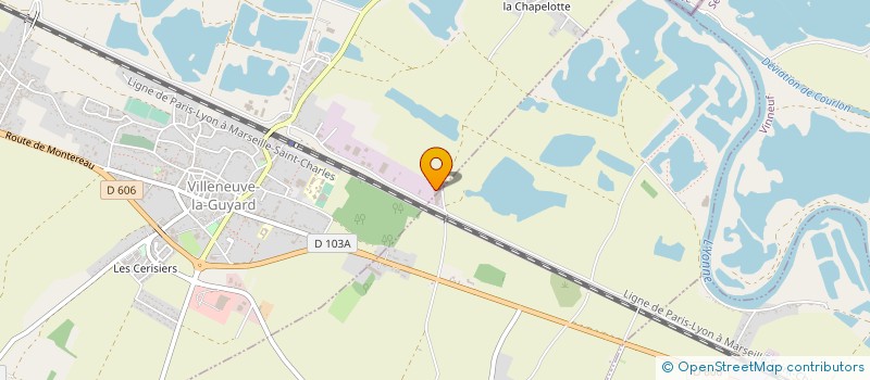 localisation de l'entreprise SCI AMENAGEMENTS SENONAIS  VILLEBLEVIN