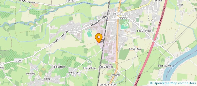 localisation de l'entreprise SCI AMENTIA  SAINT-GEORGES-DE-RENEINS