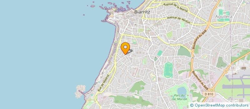 localisation de l'entreprise SCI AMENTSA à BIARRITZ